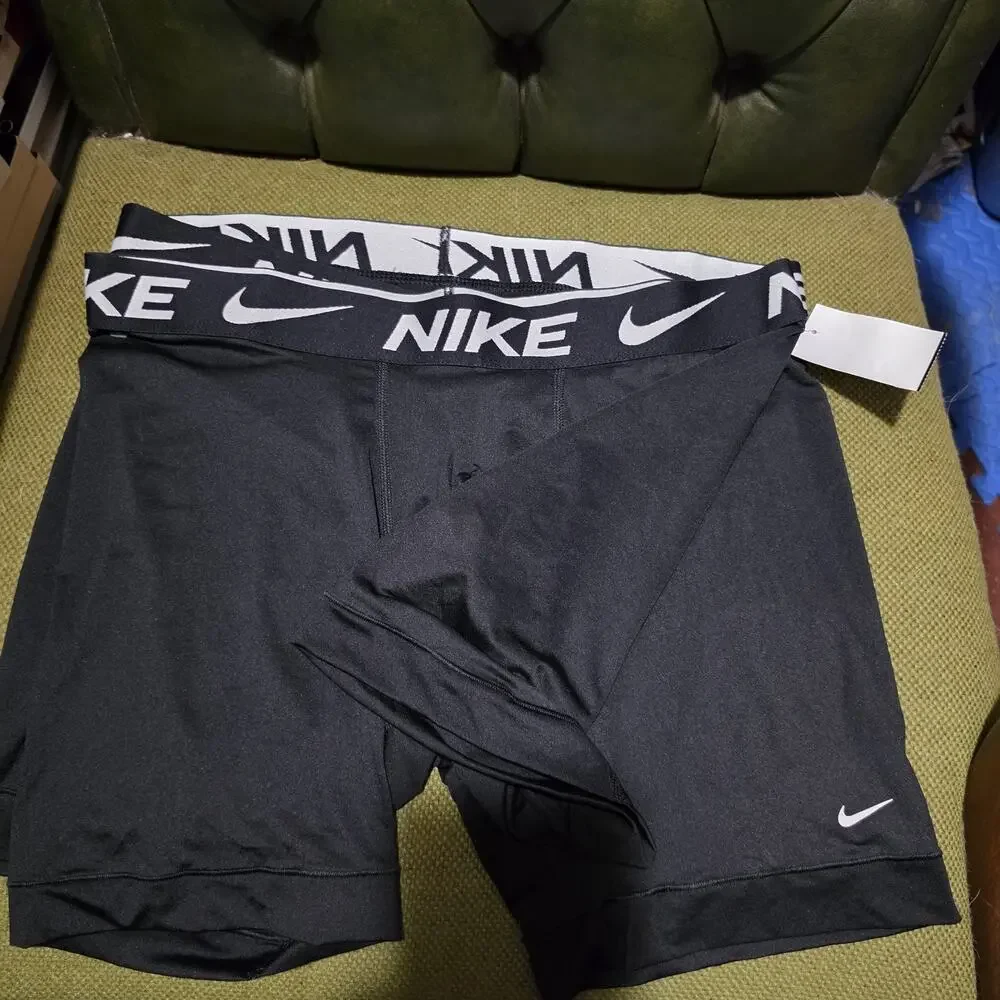 Men's Nike Boxer Briefs Size Large Black Set of 2 pairs